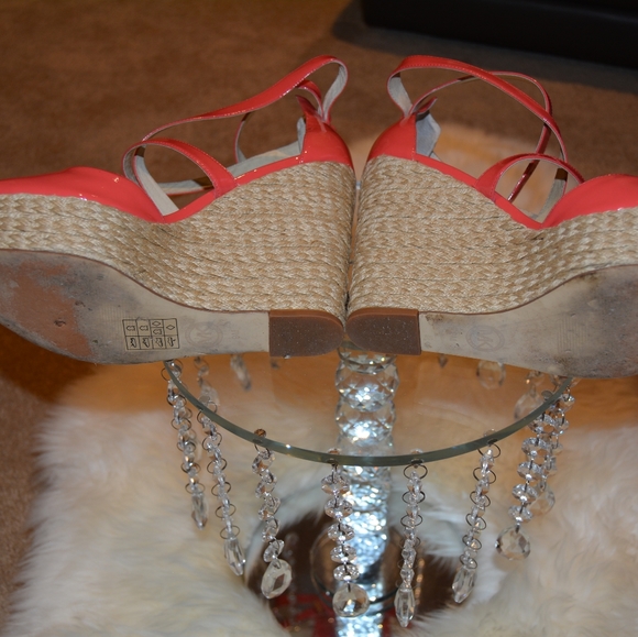 Michael Kors wedge espadrille sandals size 9M - Picture 3 of 6